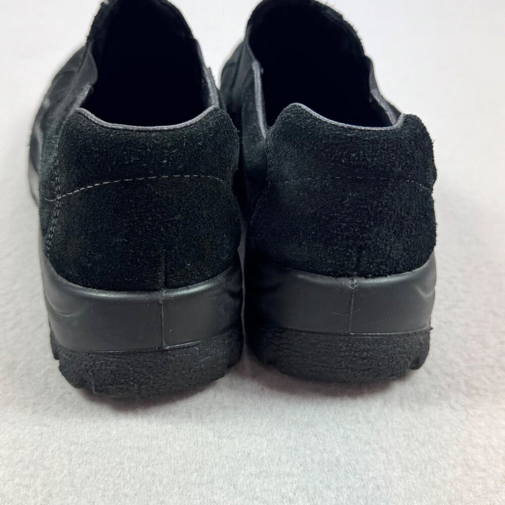 Rieker Womens Black SlipOn Shoes Antistress EU 40  US 9 Antistress Leather Clogs - Picture 3 of 15